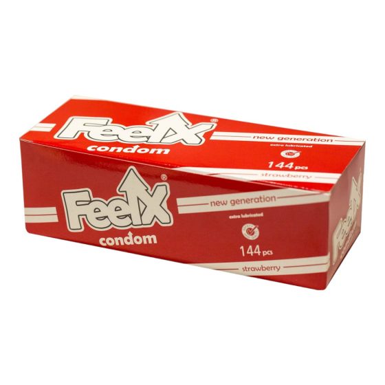 FeelX προφυλακτικά φράουλα (144 τεμ.)
