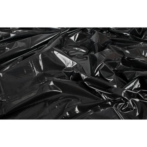Γυαλιστερό σεντόνι - 200 x 230cm (μαύρο)