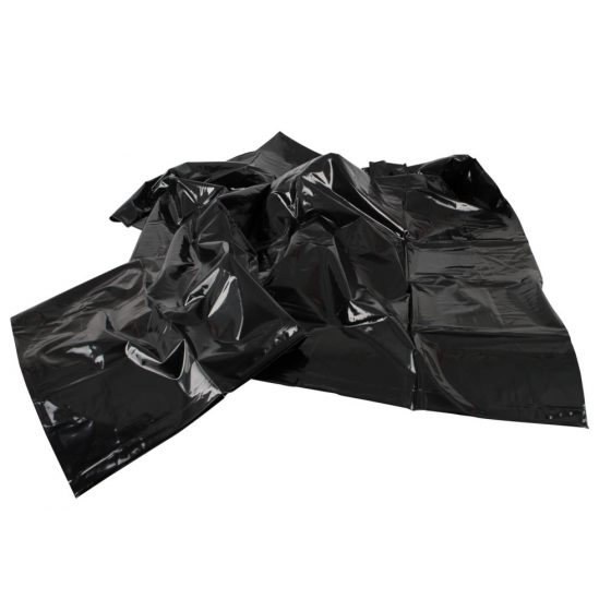 Γυαλιστερή Καλύπτρα Κουβέρτας - Μαύρη (135 x 200cm)