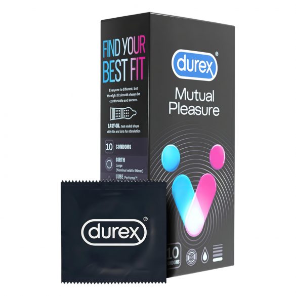 Durex Mutual Pleasure - προφυλακτικά επιβράδυνσης (10 τεμ)