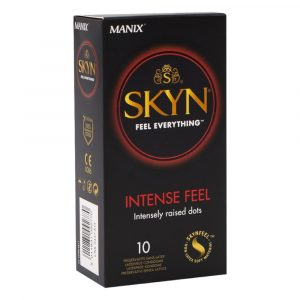 Manix SKYN Intense - Λατεξ-ελεύθερα, με σφαιρίδια προφυλακτικά (10 τεμάχια)