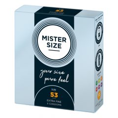   Mίστερ Σάιζ λεπτό προφυλακτικό - 53mm (3 τεμάχια)