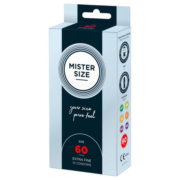 Mister Size λεπτά προφυλακτικά - 60mm (10 τεμ)