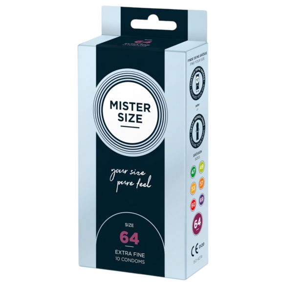 Mister Size λεπτό προφυλακτικό - 64mm (10τεμ)