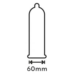   Σεκουρά Μελιτζάνα - εξαιρετικά μεγάλο προφυλακτικό - 60mm (12τμχ)