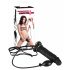 You2Toys - Φουσκωτός Strap-On - κοίλο, σιλικόνη δονητής (μαύρο) 