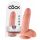 King Cock 7 με όρχεις dildo (18 cm) - φυσικό 