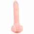 Medical - ιατρικό dildo σιλικόνης (21cm) - φυσικό 