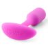 b-vibe Snug Plug 1 - πρωκτικό δονητής με εσωτερικό βάρος (55g) - ροζ 