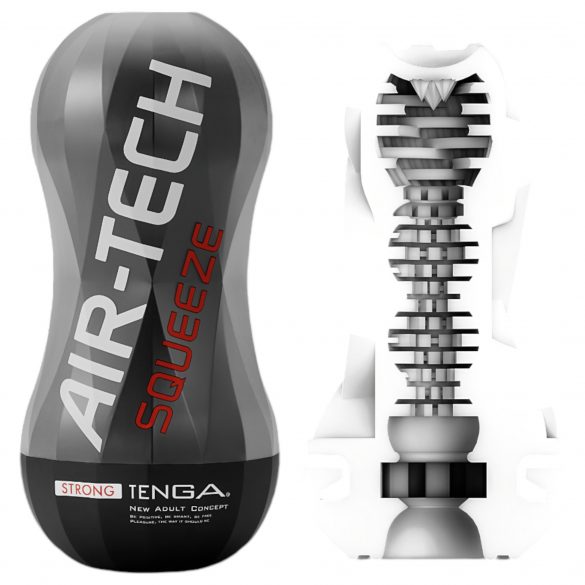 TENGA Air-Tech Squeeze Strong - αντλία αυνανισμού (μαύρο) 