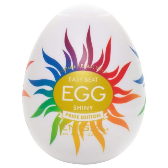 TENGA Egg Shiny Pride - Λαμπερό αυγό ικανοποίησης (1τμχ)