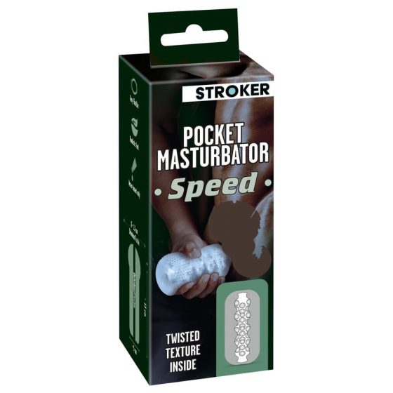 STROKER Speed - διαφανής μαλακός πρωκτικός αυνανιστής
