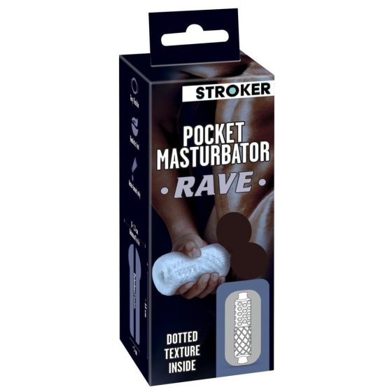 STROKER Rave - διάφανος πρωκτικός αυνανιστής