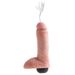   King Cock 8 - Ρεαλιστικό διαφυγής δονητής (20cm) - φυσικό
