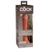 King Cock Elite 7 - ρεαλιστικό ομοίωμα πέους με βεντούζα (18cm) - σκούρο φυσικό 