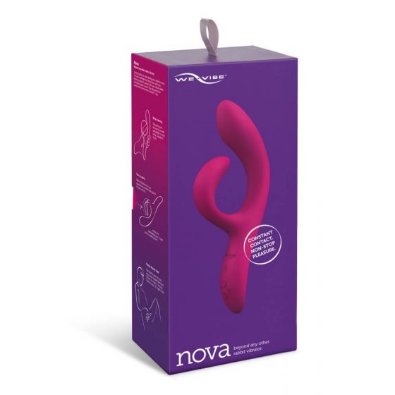 We-Vibe Nova 2 - Επαναφορτιζόμενο, Έξυπνο, Αδιάβροχο Δονητής με Βραχίονα Κλειτορίδας (Μωβ)