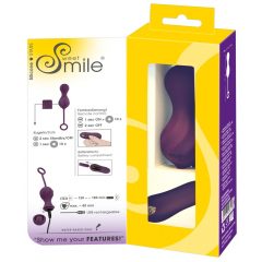  SMILE RC Love Balls - επαναφορτιζόμενες, ασύρματες δονητικές μπάλες (μοβ)