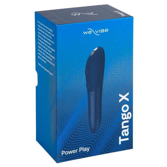 We-Vibe Tango X - επαναφορτιζόμενος, αδιάβροχος δονητής σε σχήμα κραγιόν (βασιλικό μπλε) 