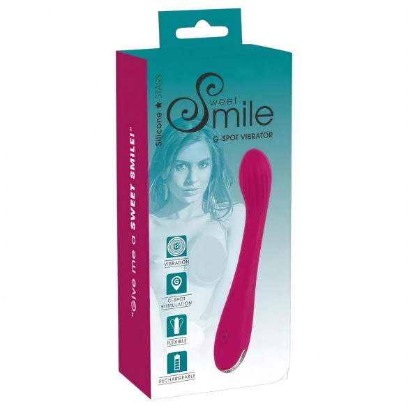 SMILE G-spot - Επαναφορτιζόμενος πορφυρός δονητής G-σημείου με υφή.