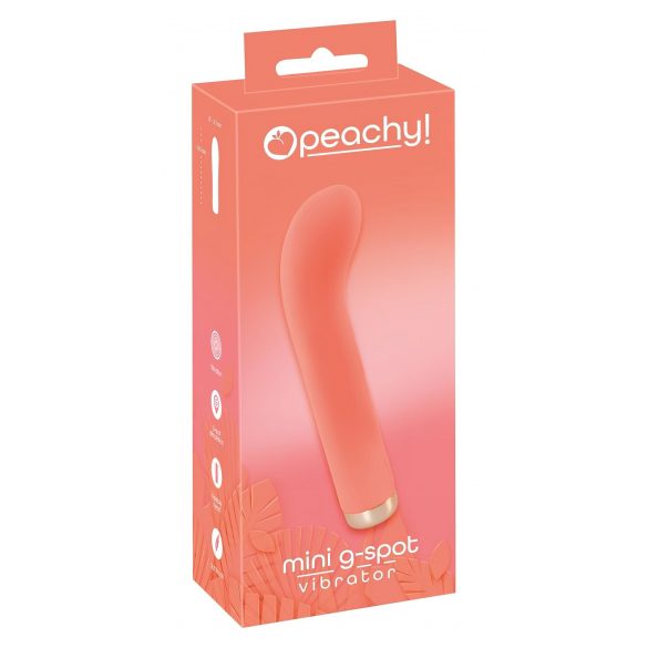 You2Toys peachy! mini G-spot επαναφορτιζόμενος δονητής G-spot (ροδάκινο) 