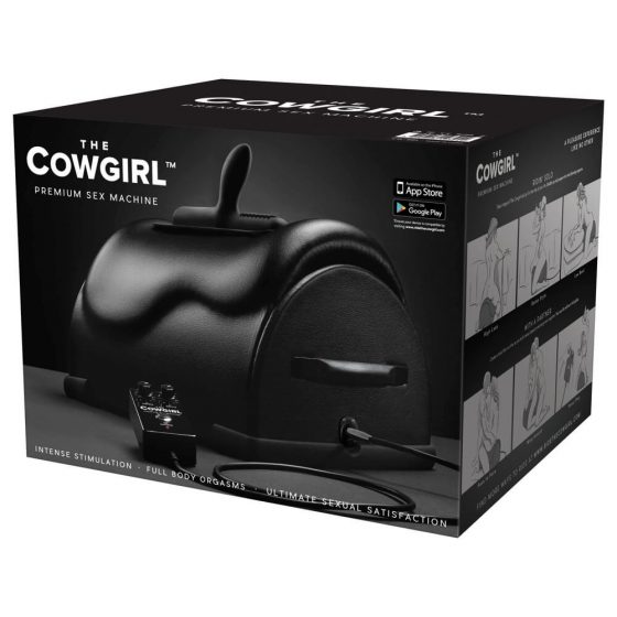 The Cowgirl Premium Riding - μηχανή ροντέο για σεξ (μαύρο)