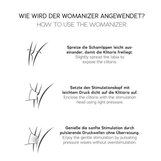Womanizer Classic 2 - επαναφορτιζόμενος, κυματοειδής δονητής κλειτορίδας (μαύρος)
