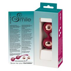   SMILE - Εναλλάξιμο σετ κολπικών σφαιρών (κόκκινο)
