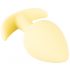 Cuties Μίνι Κώνος Πρωκτικού Διεγέρτη - σιλικόνη - κίτρινο (3,1cm)