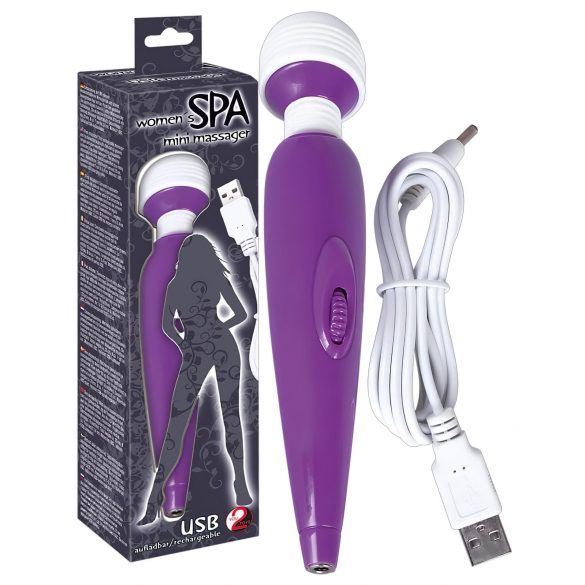 You2Toys - SPA Wand - επαναφορτιζόμενος δονητής μασάζ (μωβ)