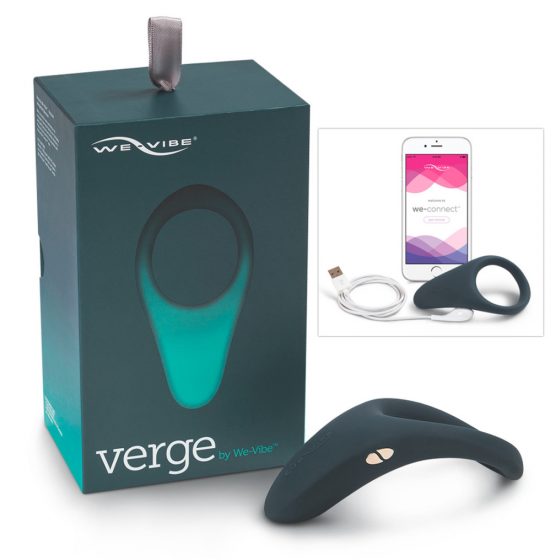 We-Vibe Verge - επαναφορτιζόμενο, δονητικό δαχτυλίδι πέους (γκρι)