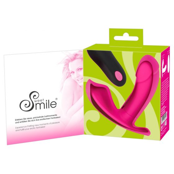 SMILE Εσώρουχο - επαναφορτιζόμενος, ασύρματος δονητής (ροζ)