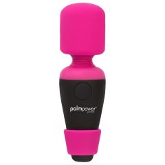   PalmPower Pocket Wand - επαναφορτιζόμενο, μίνι μασάζ δονητής (ροζ-μαύρο)