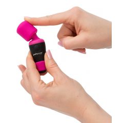   PalmPower Pocket Wand - επαναφορτιζόμενο, μίνι μασάζ δονητής (ροζ-μαύρο)
