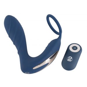 You2Toys Προστάτη Plug - ασύρματο δονητή πρωκτικό με δαχτυλίδι πέους (μπλε)