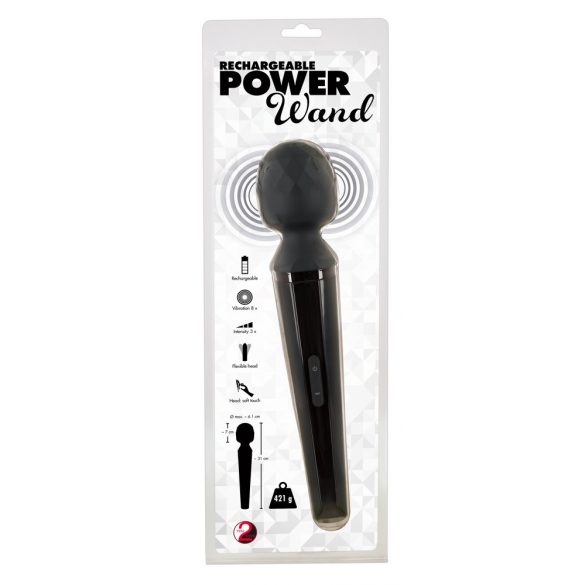 You2Toys Δονητής Μασάζ Power Wand - μαύρο 