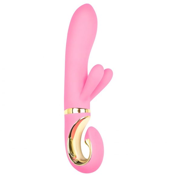 G-Vibe GRabbit - επαναφορτιζόμενος, 3-μοτέρ δονητής σημείου G (ροζ)