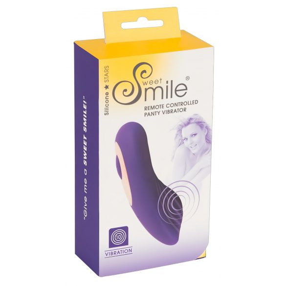 SMILE Panty - επαναφορτιζόμενο, ασύρματο δονητής κλειτορίδας (μωβ) 