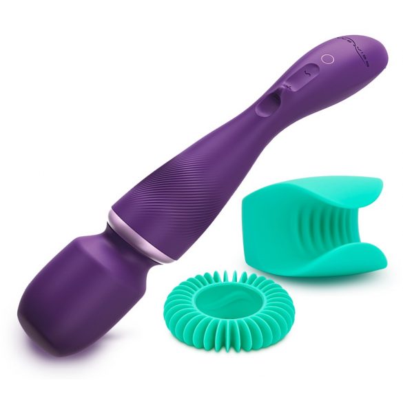 We-Vibe Wand - επαναφορτιζόμενος έξυπνος δονητής μασάζ (μωβ) 