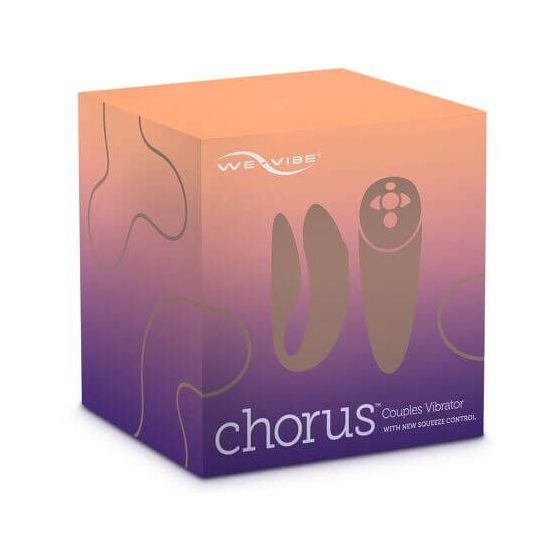 We-Vibe Chorus - επαναφορτιζόμενος έξυπνος δονητής ζευγαριών (μοβ)