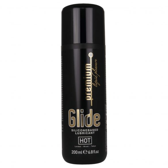 HOT Premium Glide - σιλικονική λιπαντική γέλη (200ml) 