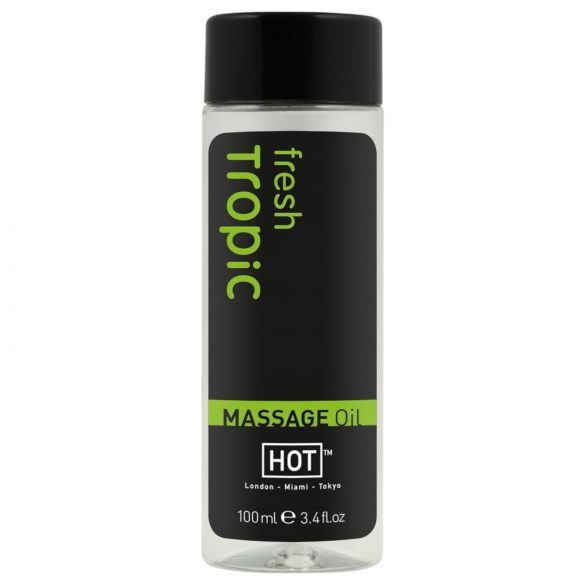 HOT λάδι μασάζ - φρέσκοι τροπικοί (100ml) 