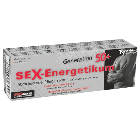 Σεξουαλική Ενεργειακή 50+ κρέμα πέους - (40ml)