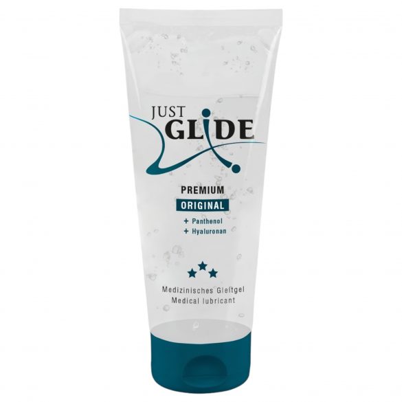 Just Glide Premium Original - βίγκαν, υδατοδιαλυτό λιπαντικό (200ml) 