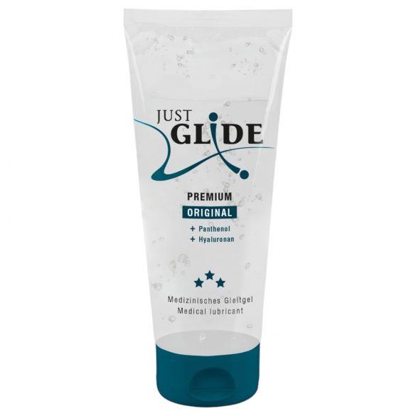 Just Glide Premium Original - βέγκαν, με βάση το νερό λιπαντικό (200ml)