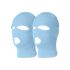 Μπαλακλάβα - Πλεκτή μάσκα με 3 ανοίγματα (μπλε)