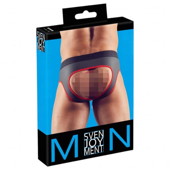 Svenjoyment - ανοιχτό jockstrap (μαύρο-κόκκινο)  - M