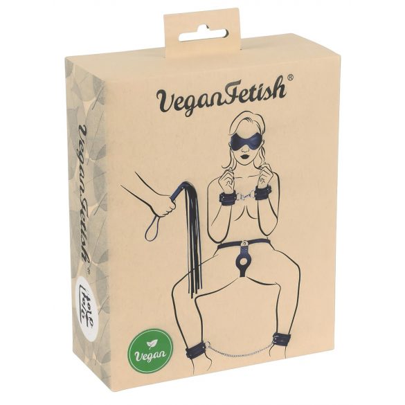 Vegan Fetish - σετ δεσίματος (7 κομμάτια) - μαύρο 