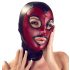Κακή Γατούλα - λαμπερή μάσκα με καρδιά - μαύρο-κόκκινο (S-L)