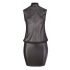 Cottelli Plus Size - λαμπερό φόρεμα σιφόν (μαύρο)