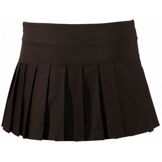 Κοττέλλι - Πλισέ μίνι φούστα (μαύρο) - XL